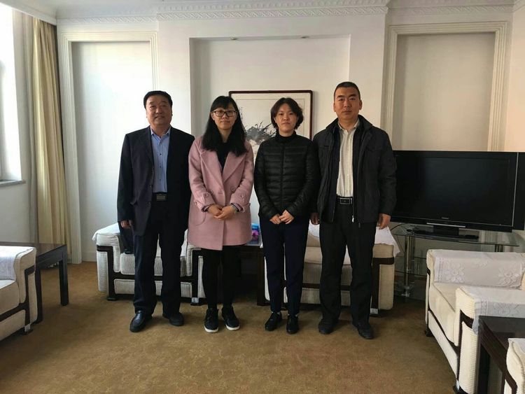 方德瑞支部与街道党工委进行工作对接